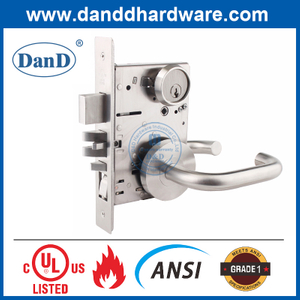 SUS304 ANSI الصف 1 قفل الباب الأكثر أمانا لدخول الباب-DDAL20