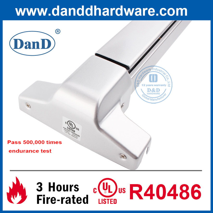UL المدرجة ANSI الفولاذ المقاوم للصدأ النار تصنيف الذعر الباب بار-DDPD006